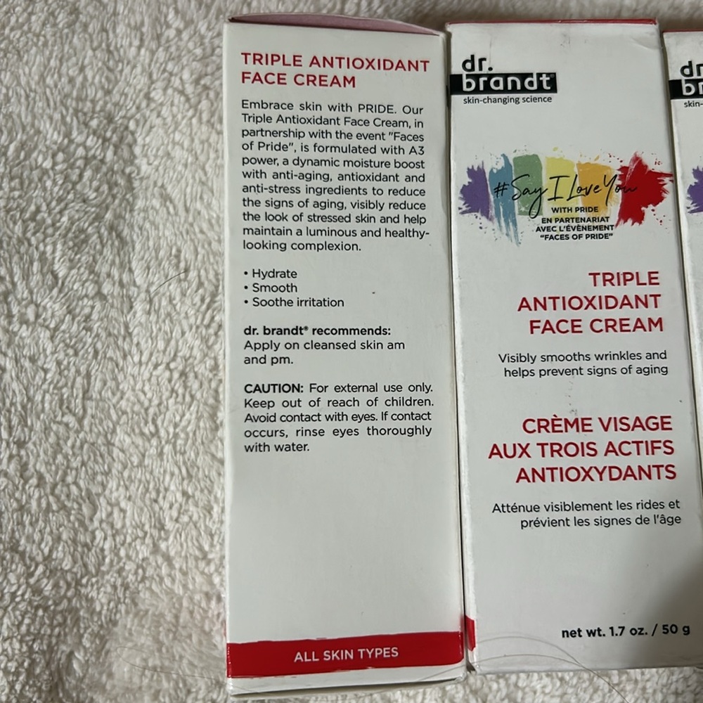 NIB Dr. Brandt Triple Antioxidant Face Cream, 1.7 OZ.